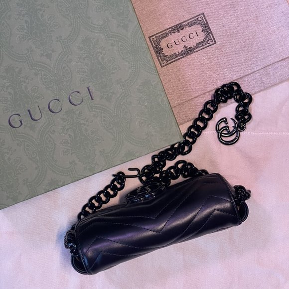 Gucci GG Marmont Belt Bag in Black Leather - Brand New without Tags - Picture 5 of 7